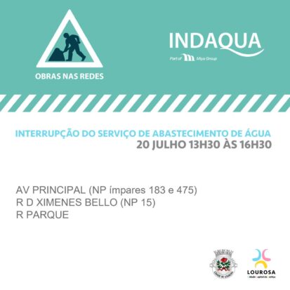 Interrupção Águas Indaqua